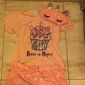 Unicorn pajama sets